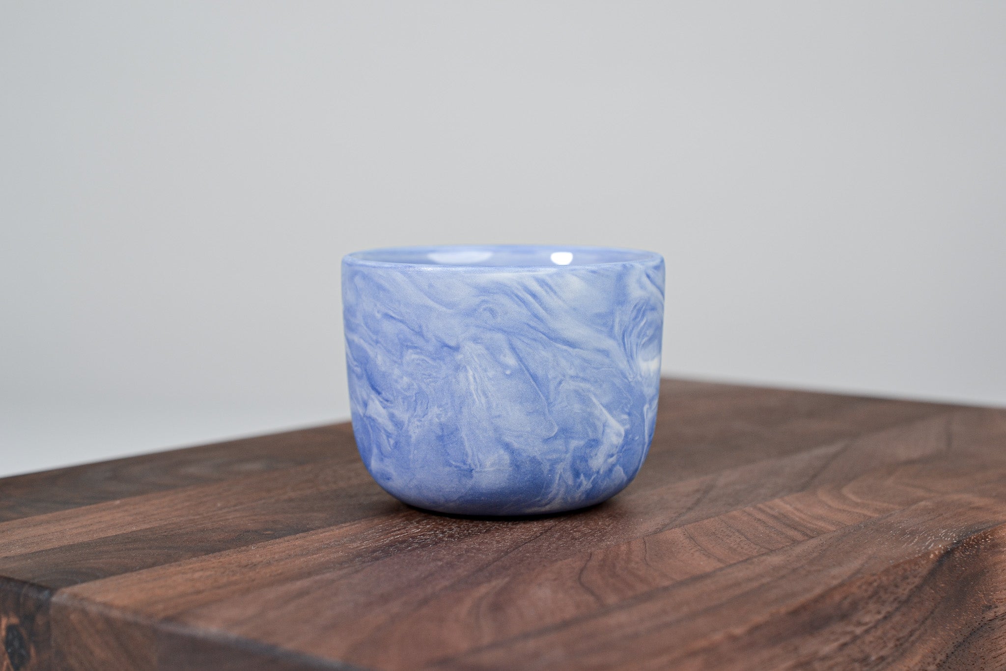 Kávový hrnek z porcelánu - Flow - 100 ml - modrý porcelán