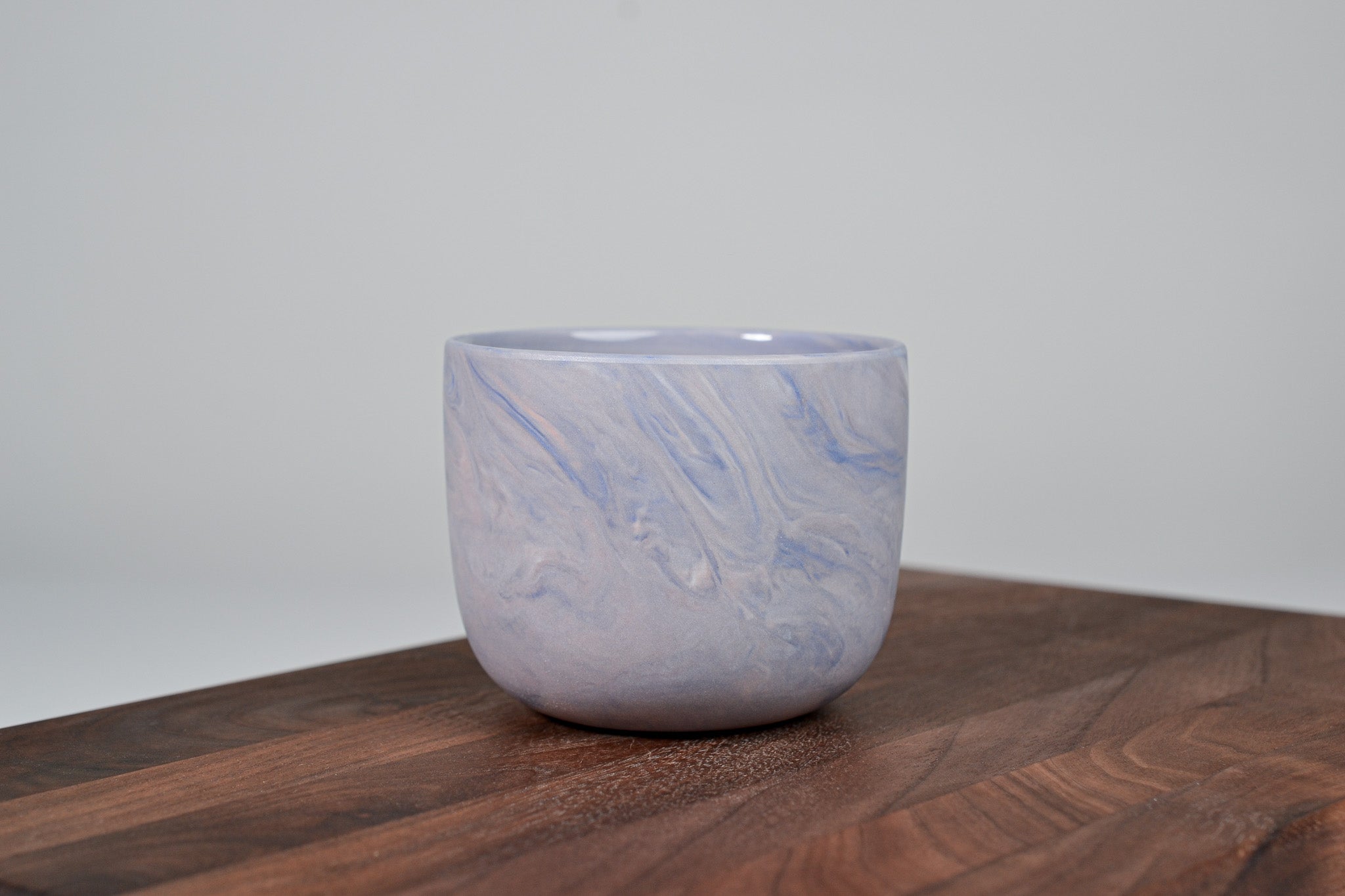 Kávový hrnek z porcelánu - Flow - červánkový - 200 ml