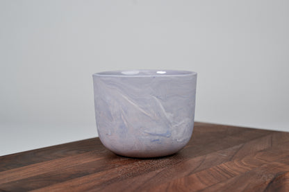Kávový hrnek z porcelánu - Flow - červánkový - 200 ml