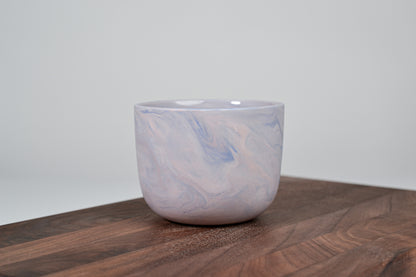 Kávový hrnek z porcelánu - Flow - červánkový - 200 ml