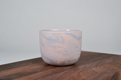 Kávový hrnek z porcelánu - Flow - červánkový - 200 ml